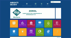 Desktop Screenshot of ambientegelado.com.br
